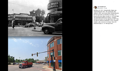Then and now Edwardsville