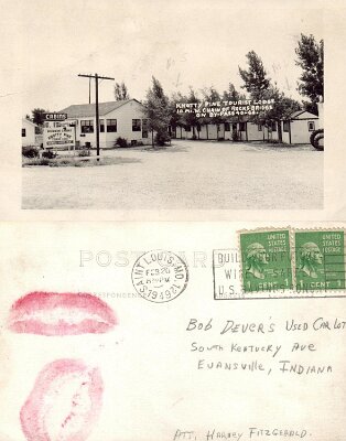 194x St Louis - Knotty pine tourist court