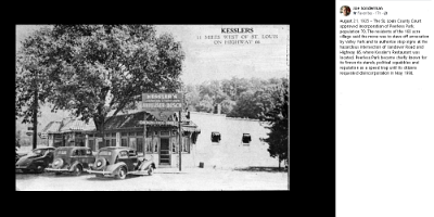 19xx St. Louis - Peerless park - Kessler's restaurant