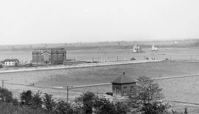 19xx Chain of rocks bridge before the bridge was built