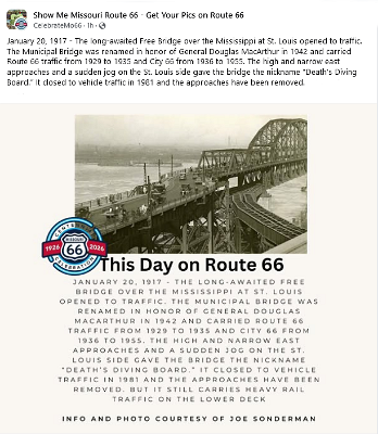 1917-01-20 St. Louis - Free Bridge is opened