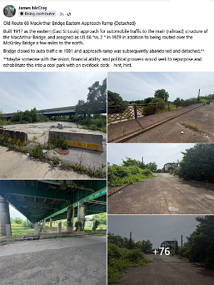 2026-05 St Louis - Old Route 66 MacArthur Bridge Eastern Approach Ramp by James McCray