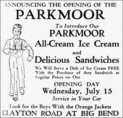 19xx St. Louis- Parkmoor sandwhich shop at Big Bend
