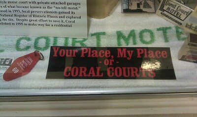 19xx Coral Courts advertisement