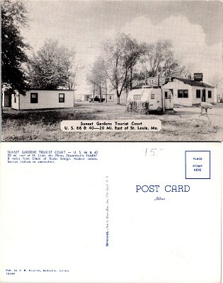 19xx St. Louis - Sunset Gardens Tourist court