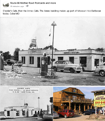 19xx Cuba - Chester's cafe (now Missouri Hick BBQ)