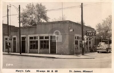 1954 St James - Mary's cafe