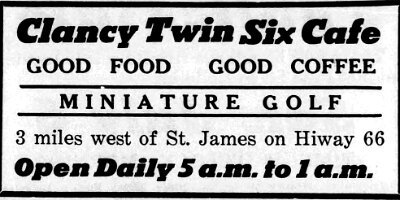 196x St James - Clancy Twin Six Cafe and Motel and Sinclair service station 3