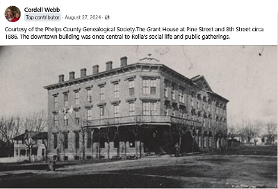 1886 Rolla - Grant House