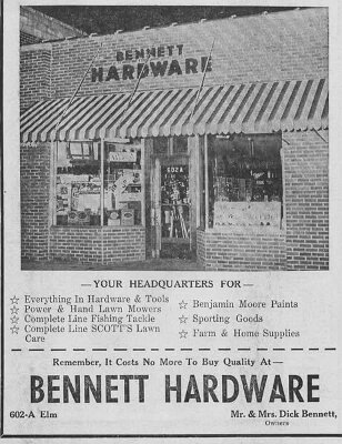 1957-05-31 Rolla - Bennett Hardware, 602-A N. Elm St., Rolla Daily News (1)