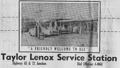 1957-05-31 Rolla - Taylor Lenox Service Station; Rolla Daily News