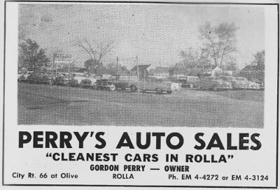 19xx Rolla - Perry's auto sales