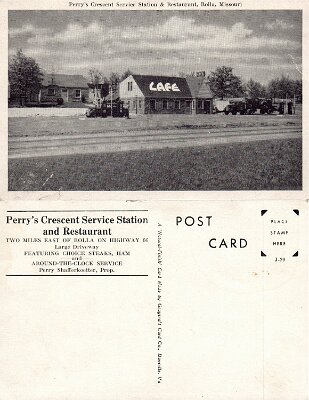 19xx Rolla - Perry's Crescent Service Station and Restaurant