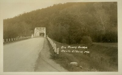 19xx Big Piney Bridge - Devils Elbow
