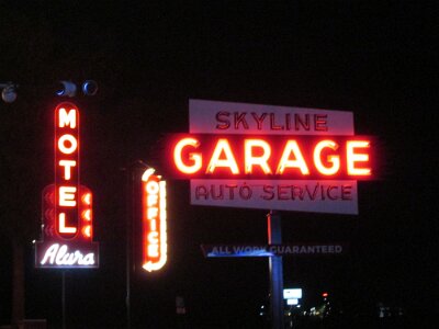 George M Reed roadside park aka Neon Park