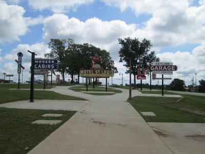 George M Reed roadside park aka Neon Park