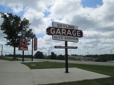 George M Reed roadside park aka Neon Park