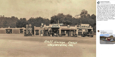 19xx Waynesville - Bell Garage Camp