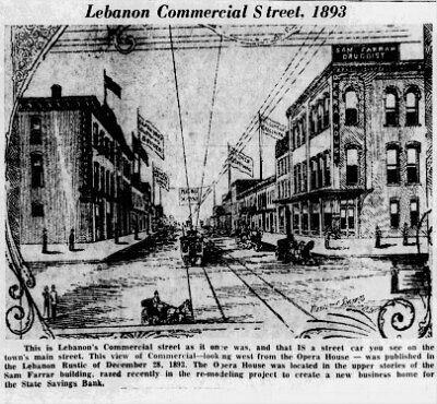 1893 Lebanon - Commercial street