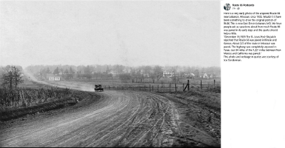 1926 Lebanon - Approaching via West Route 66 (West Elm)