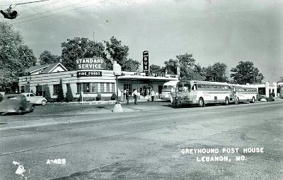 1931 Lebanon - Geyrhound busstop