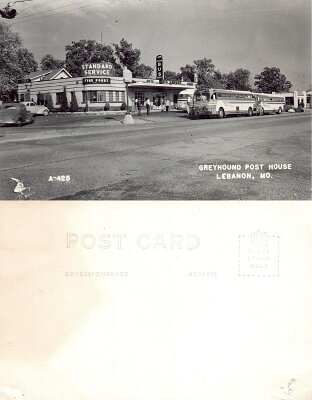 1931 Lebanon - Greyhound post house