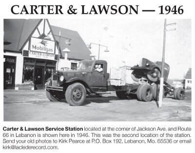 1946 Lebanon - Carter and Lawson service station