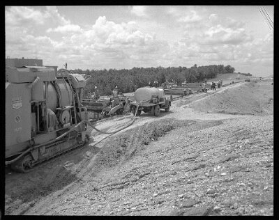 1957-05 Lebanon - Koss Paving Train