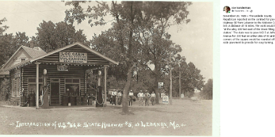 19xx Lebanon - Log Cabin filling station