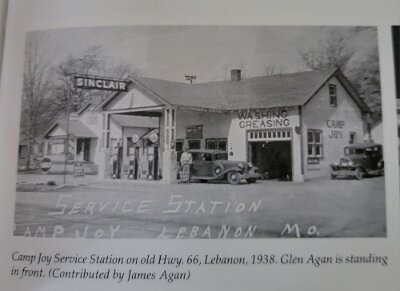 1938 Lebanon - Camp Joy Service station