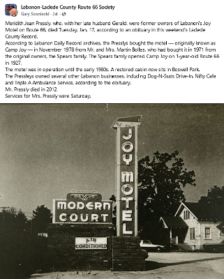 19xx Lebanon - Joy Motel