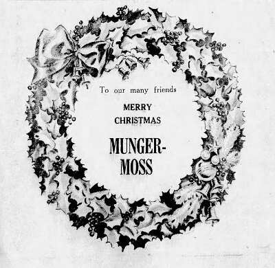 1949 Munger Moss Christmas wishes