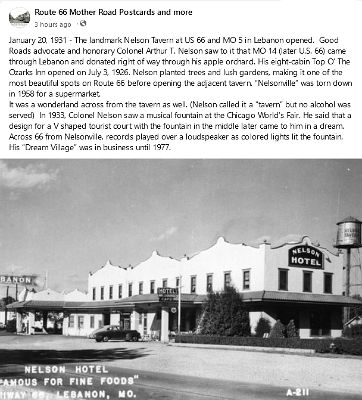 19xx Lebanon - Nelson's motel