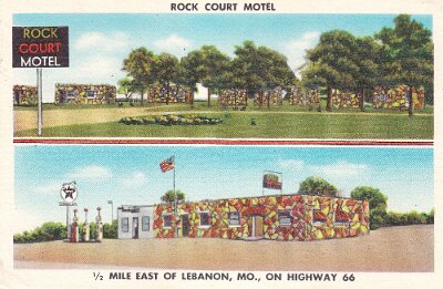 19xx Lebanon - Rock Court motel (next door to the Munger Moss)