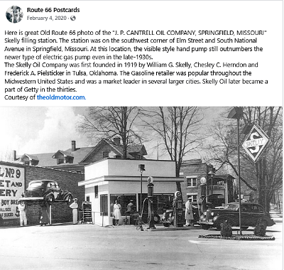 19xx Springfield mo - JP Cantrell Oil Company