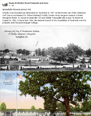 19xx Springfield mo - O’Reilly Army Hospital