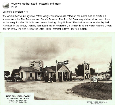 19xx Springfield mo - Top Oil company