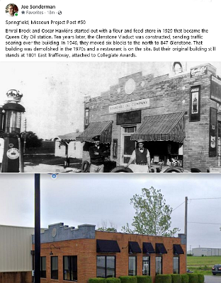 19xx Springfield mo -Queen City Oil Station
