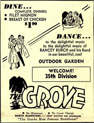1943 Springfield mo - The Grove steakhouse