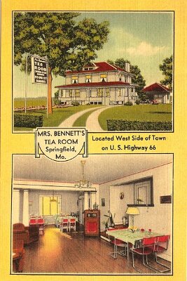 19xx Springfield mo - Mrs bennett's tearoom