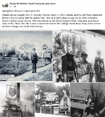 19xx Springfield mo - Brown's Tourist Camp
