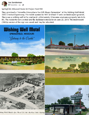 19xx Springfield mo - Wishing Well motel