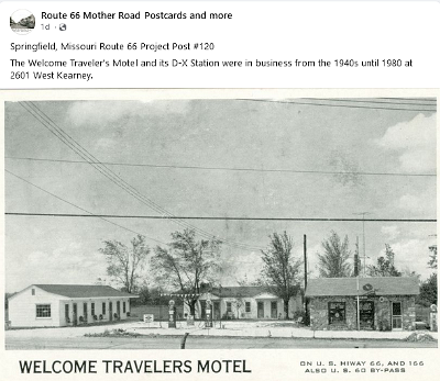 19xx Springffield mo - Welcome Travelers motel