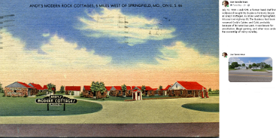 19xx Springfield MO - Andy's modern rock cottages