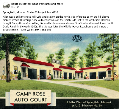 19xx Springfield mo - Camp Rose autocourt