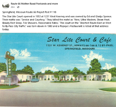 19xx Springfield mo - Star Lite Court and Cafe