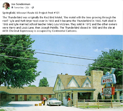 19xx Springfield mo - The Thunderbird motel
