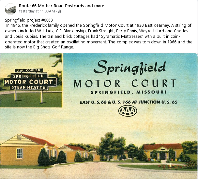 19xx Springfield mo- Springfield motor court
