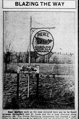 1928-07-15 W.W. Johnson Pierce Petroleum sign