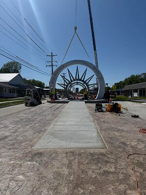 2026-045 Springfield mo - Queens Gate 66 monument, the gateway to the birthplace of Route 66 by Adam Rubottom